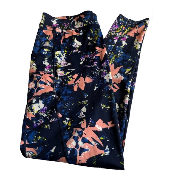 POP Fit Women's Stella High-Waisted Flat-Seam Leggings JM3 Multicolour - Picture 1 of 16